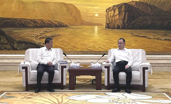 Secretary of the CPC Binzhou Municipal Committee Met with ACC Secretary-General Chen Dehai